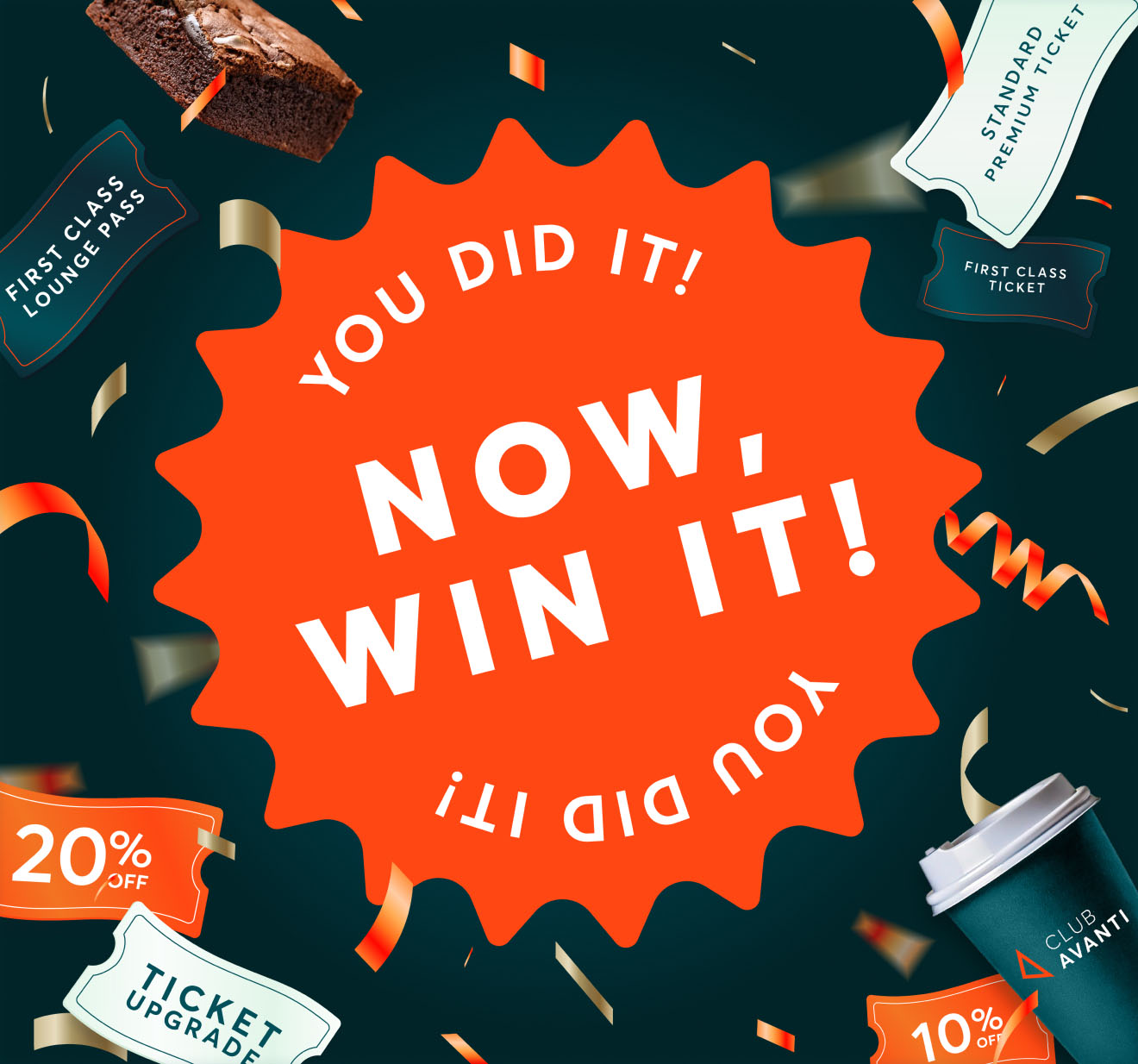 You did it! Now, win it!