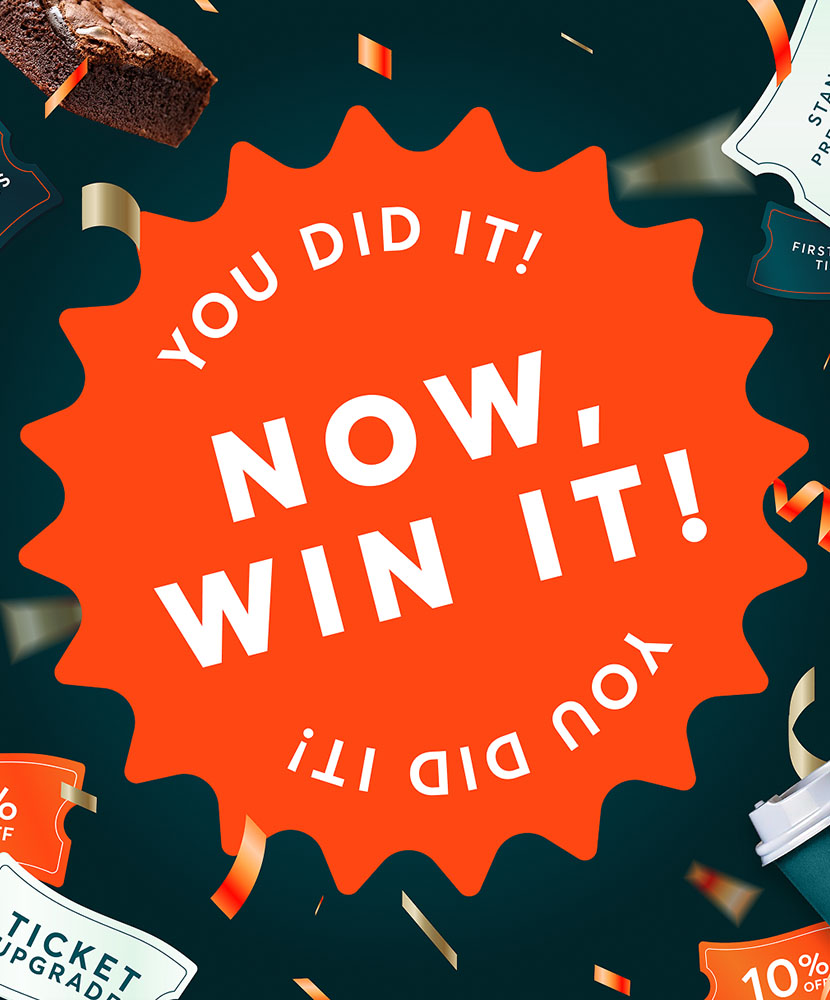 You did it! Now, win it!