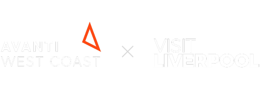 Avanti West Coast and Visit Liverpool logos